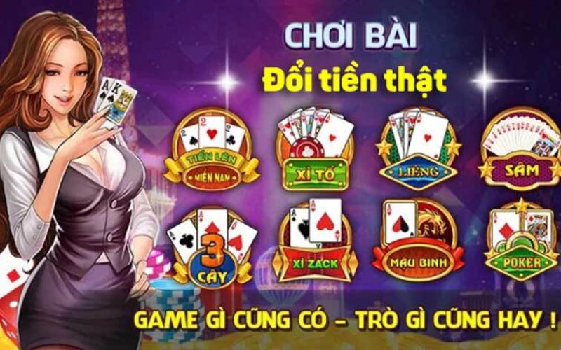 Game đánh bài online đổi tiền mặt